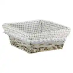 Cos servire pentru paine cu husa 23x23 CM