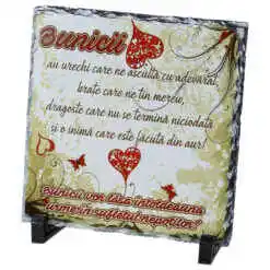 Placa ardezie "Pentru cei mai bun Bunici!" 19?19 CM