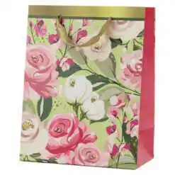 Punga cadou din hartie 18x23 CM - Trandafiri colorate