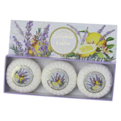 Set sapun Lavander & Cedar 3x100 gr, Saponificio Artigianale Fiorentino