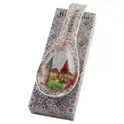 Suport lingura din ceramica 9x26 CM, Castelul Corvinilor, Romania - 345