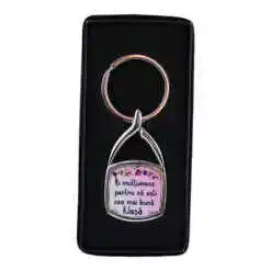 Breloc din metal "Cea mai buna Nasa..."