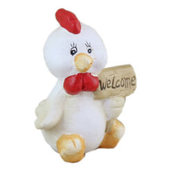 Figurina Pui din ceramica Welcome 11 CM