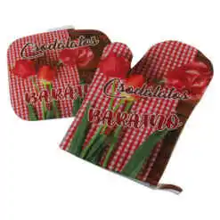 Set manusa si suport oala "Csodalatos Baratno", lalele