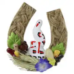 Magnet de frigider Potcoava fericirii 8x9 CM