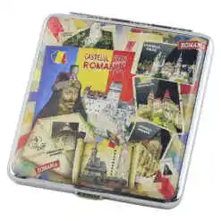 Tabachiera 9x10 CM,  Romania, Castele