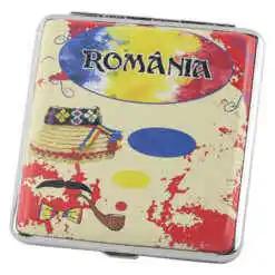 Tabachiera 9x10 CM,  Romania, Palarie Osan