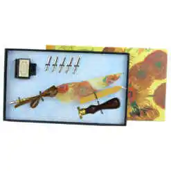 Alternative view of Set de Caligrafie cu Pana, stil Vintage, Art Gallery - 9 piese