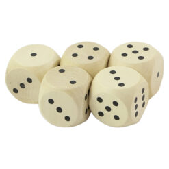 Set 5 zaruri din lemn 3 CM, Natur