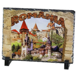 Placa ardezie "Romania" 19x14 CM, Castele