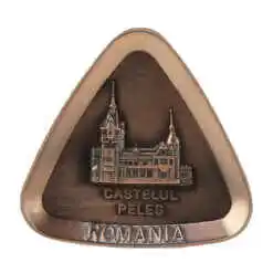 Alternative view of Magnet frigider din metal Castelul Peles 5x4.5 CM