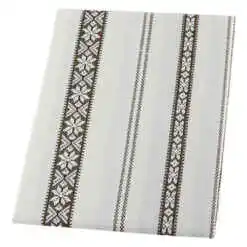 Fata de masa cu motiv traditional 65x65CM, din bumbac, maro