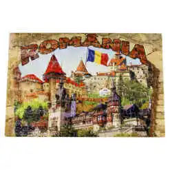 Puzzle "Romania", Castele 27x18 CM