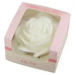 Alternative view of Lumanare parfumata Trandafir, Velvet Rose 12 CM, alb