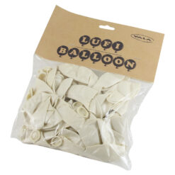 Set 50 baloane 31 CM, Alb