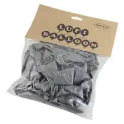 Set 50 baloane 31 CM, Argintiu