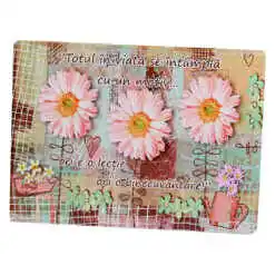 Puzzle 80 piese "Totul in viata se intimpla cu un motiv..." 20x14.5 CM