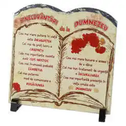 Placa ardezie "Binecuvantari de la Dumnezeu" 20x20 CM