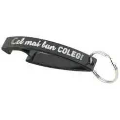 Breloc cu desfacator de sticle "Cel mai bun Coleg", 6.5 CM, negru