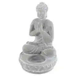Figurina Buddha din rasina cu suport lumanare 19 CM