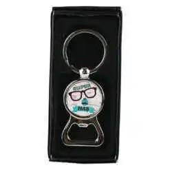 Breloc cu desfacator de sticle "Super Nas" 3x8 CM