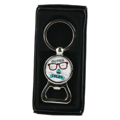 Breloc cu desfacator de sticle "Super Coleg" 3x8 CM