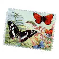 Magnet din ceramica Fluturi 8x6 CM