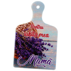 Magnet din ceramica "Pentru iubita mea Mama" 6x9.5 CM