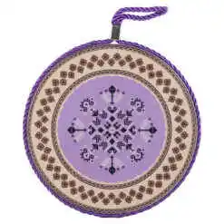 Suport oale decor 17 CM, din ceramica, cu motive traditionale