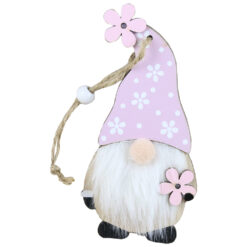 Decoratiune din lemn Spiridus 13 CM, cu agatatoare