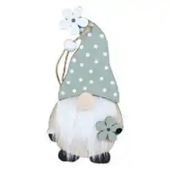 Alternative view of Decoratiune din lemn Spiridus 13 CM, cu agatatoare