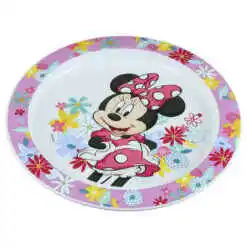 Farfurie intinsa din plastic Minnie Mouse, 22 CM
