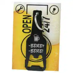 Breloc cu desfacator de sticle "Bere? Bere!" 9 CM