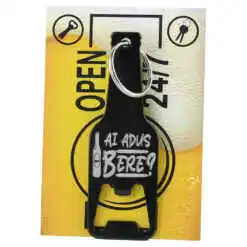 Breloc cu desfacator de sticle "Ai adus Bere?" 9 CM