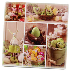 Magnet frigider din ceramica 7.5x7.5 CM, Paste