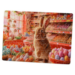 Puzzle 80 piese, Iepuras 20x14.5 CM