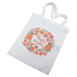 Sacosa textil "Paste fericit!" 29x35 CM