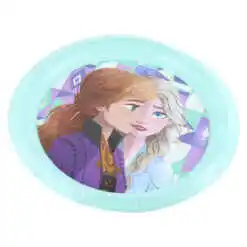 Farfurie intinsa din plastic Frozen 21 CM, Albastru