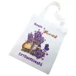 Sacosa textil "Pentru o Bunica extraordinara" 29x35 CM