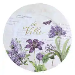 Tava rotunda din metal "de Ville" 33 CM, liliac