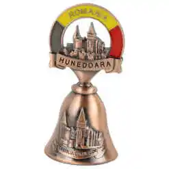 Magnet de frigider Clopotel "Hunedoara" 4x8 CM, din metal