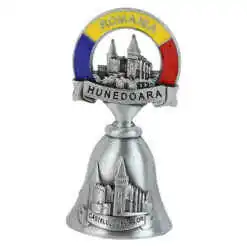 Alternative view of Magnet de frigider Clopotel "Hunedoara" 4x8 CM, din metal