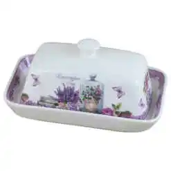 Alternative view of Untiera din ceramica 17x12 CM, Flori/Lavanda