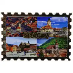 Magnet frigider din lemn "Brasov" 10x7 CM, imagini 4
