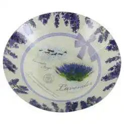 Bol din sticla 22x5 CM, Lavender