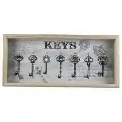 Suport pentru chei din lemn "Keys", 29x13 CM