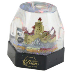 Suport de creioane Castelul Bran 8x8 CM, muzical cu led