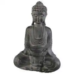 Figurina Buddha din rasina 18x26 CM, Gri
