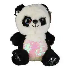 Jucarie de plus - Urs Panda cu paiete, 20 CM