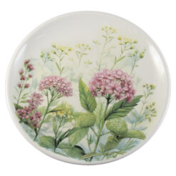 Farfurie din ceramica 20 CM, Flori de camp, in cutie